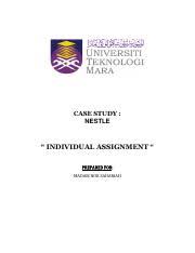 Nestlé is the world's largest food and beverage company. Nestle Pdf Case Study Nestle U201c Individual Assignment U201c Prepared For Madam Nor Sahariah Introduction In This Research Work The Company Chosen By Me Course Hero