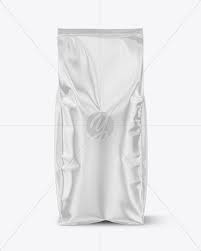 Glossy Food Bag Mockup In Bag Sack Mockups On Yellow Images Object Mockups