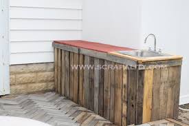 herringbone pallet deck addition