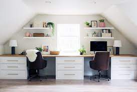 Place two bestå burs desks at an angle, like what sassandspice did and voilà, instant expansion. 7 Best Ikea Desk Hacks Apartment Therapy