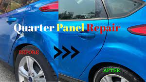 Ford Focus Quarter Panel Dent Repair Youtube