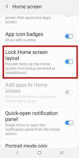 Long press home screen > settings > toggle on lock home screen. How To Lock Galaxy S9 Home Screen Layout On Galaxy S9 And S9 With Android Pie Update Galaxy S9 Guides