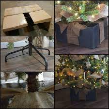 Set inside a box clad with tin ceiling tiles, and adorned with keyhole hardware and dollhouse doors and windows, this tree pays homage to the. Diy Tree Stand Cover From A Cardboard Box This Was So Easy To Do Diy Christmas Tree Christmas Tree Stand Cover Christmas Tree Box Stand