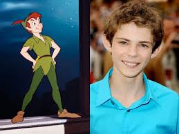 Peter Pan Cartoon Vs Real From Once Upon A Time Robbie Kay Lost Boys Peter Pan