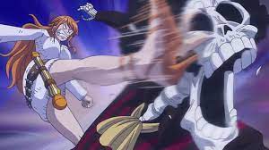 Nami Kicks Brook One Piece Ep 873 By Berg Anime On Deviantart Anime One Piece Ep Brooks One Piece