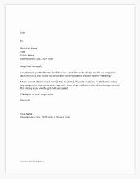 40 Absent Letter For School Desalas Template In 2020 Absent Letter Letter To Teacher Absent From School