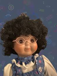 Mint in Box Black Porcelain Schmid Musical Doll