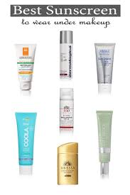 Here are the best sunscreens to wear under makeup. Sunscreen Under Make Up Take Two Cute766