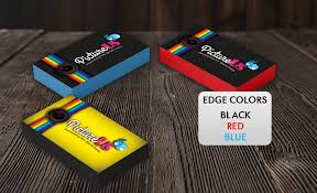 Capture attention with the feel of a double thick business card or the unique shape of a custom die cut business card. Business Card