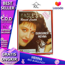 These henna comes in 3 brilliant colors of black, brown, and chestnut and is specially manufactured following the ancient traditional procedures but under strict, hygienic conditions and is quality controlled to ensure its a premium quality product with good staining effects on the hair strands. Cat Rambut Eagle S Henna Export Quality 1 Sachet Isi 10gr Bisa Bayar Di Tempat Laz Cod Eagles Eagle Pewarna Semir Hair Colouring Dye Black Brown Red Color Original Kecantikan Beauty Warna Hitam