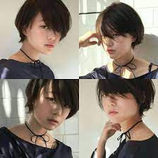 Asian Japanese Short Bob Haircut Bob Pixie Crop Short Bob Haircuts Japanese Haircut Short Japanese Haircut