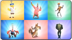 Spongebob Heropants All Characters Youtube