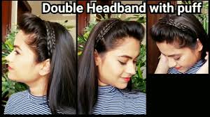 These looks can be achieved on short, medium, and long hair. Headband With Puff Everyday Quick Easy Hairstyles For School For Medium To Long Hair Youtube