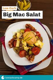 Big Mac Salat Low Carb Mit Selbstgemachter Big Mac Sosse