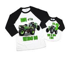 Simply press your your shir. Monster Truck Birthday Shirt Toddler Digger Shirt Boys Etsy