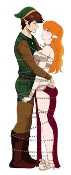 Link rescues Slave Zelda (commission by me for me, Art by Zuyuzuyu) :  rjabbaleia
