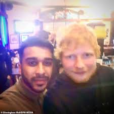 Ed Sheeran films his latest music video at an old Birmingham pub famed for  its links with UB40