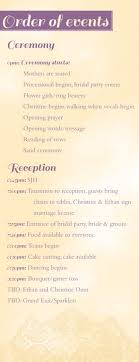 Ethan And Christine S Marriage Covenant Vows Order Of Wedding Ceremony Wedding Reception Program Wedding Ceremony Script