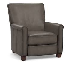irving roll arm leather recliner leather recliner grey leather chair power recliners