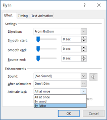 If you are trying to make new words, then decide which alphabets. Animate Or Make Words Appear One Line At A Time Office Support