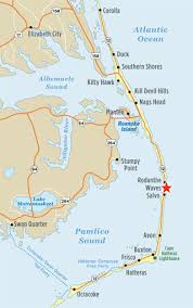 Waves Nc Map Hatteras Island Outer Banks Outer Banks Nc Vacation Checklist Outer Banks North Carolina