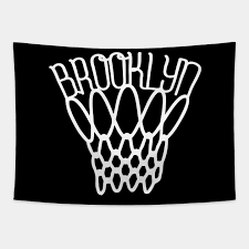 Brooklyn nets logo image sizes: Brooklyn Nets Concept Logo Brooklyn Nets Tapestry Teepublic