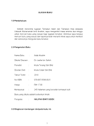 Contoh resensi buku dan novel. Tugasan Titas
