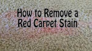 Then, cover it with borax. How To Remove A Red Carpet Stain Red Wine Kool Aid Punch Youtube