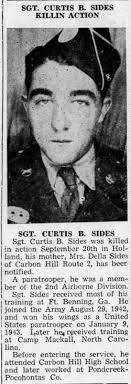 Curtis B. Sides (1921-1944)