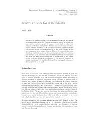 Beauty cannot be judged objectively, for what one person finds beautiful or admirable may not appeal to another. Pdf Beauty Lies In The Eye Of The Beholder