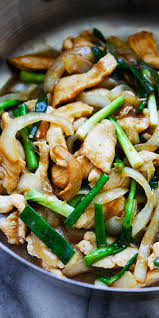 Onion Scallion Chicken Tender And Juicy Chicken Stir Fry With Onions And Scallions In Mouthwatering Chin Poultry Recipes Clean Eating Recipes Healthy Recipes