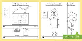 O jogo da memória é uma atividade educativa lúdica que todas as crianças adoram. Atividades Para O Primeiro Ano Colorir Formas Geometricas