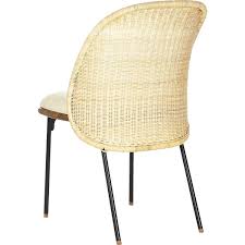 Chord Woven Back Dining Chair Reviews Cb2 Rattan Dining Chairs Chair Modern Dining Chairs