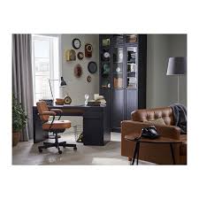 Alefjall Office Chair Glose Black In 2020 Ikea Ikea Malm Desk Ikea Malm