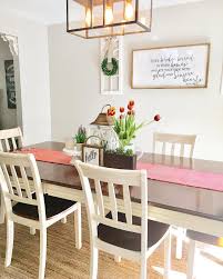 Dining Room Farmhouse Style Farmhouse Decor Natural Rug Farmhouse Table Wreath Tulips Table Decor Corbel Ho Decor Dining Room Remodel Industrial Decor