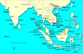 .mit städten vietnam karte und sehenswürdigkeiten karte vietnam: Ho Chi Minh Stadt Vietnam Karte Saigon Weltkarte Vietnam