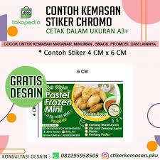 Contoh brand yang sukses dari kemasan terbatas. Contoh Gambar Stiker Snack