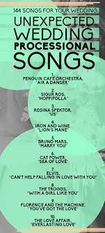 144 Swoon Worthy Songs For Every Part Of Your Wedding Day Processional Wedding Songs Wedding Ceremony Music Wedding Songs