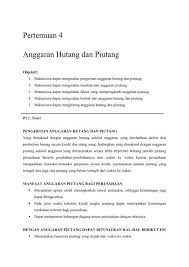 Berikut ini adalah pertanyaan seputar modul penerimaan negara bayar pnbp pada kategori ini, kamu bisa membayar biaya / pajak yang berada di bawah naungan direktorat jenderal anggaran, seperti biaya perpanjangan paspor, biaya pernikahan, biaya perpanjangan sim. Pertemuan 4 Anggaran Hutang Dan Piutang Ilab