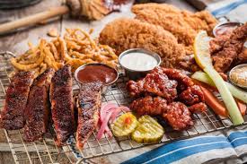 Pounding the chicken thin helps it cook quickly alongside the carrots and potatoes, with asparagus rounding out the meal. Famous Dave S Opens Ghost Restaurant For Pickup And Delivery Inside Naperville S Granite City Location Chicago Tribune