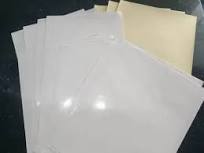 85um White PE Glassine Self-Adhesive Paper Acrylic for Oil Container Label
