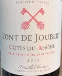 Cellier Des Princes Cotes Du Rhone Font De Joubert France