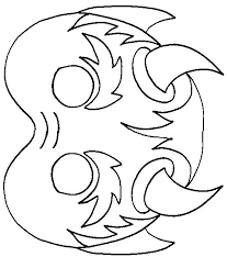 Imprimer Le Masque De Diable A Colorier Masque Halloween A Imprimer Masque Halloween Coloriage Halloween A Imprimer