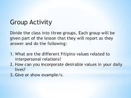 Institute Of Philippine Culture S Study On Philippine Values