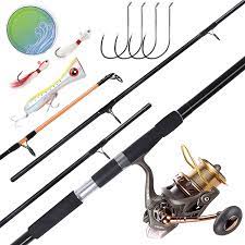 Amazon Com Dr Fish Saltwater Fishing Rod And Reel Combos Surf Casting 12ft Surf Rod Carbon Fiber 10000 Spinning Reel Heavy Duty Big Game Offshore Inshore Fishing Complete Outfit Gt Popper Sports