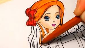 Coloring pages for girls from 3 to 7 years , we have collected the most interesting figures of colorings for your child. How To Colour Cute Girl Coloring Video For Girls Speed Coloring Step By Step Art Colors For Kids Youtube