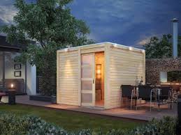 Gartenhaus Cubino 19 Mm Naturbelassen Inkl Dachbahn In 2020 Karibu Gartenhaus