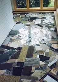 How To Make Tile Floors From Scrap Materials In 2020 Mosaic Flooring Granite Flooring How To Make Tiles