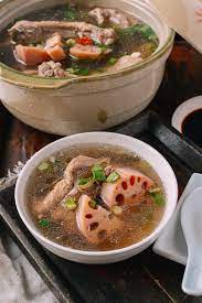 Lotus Root Pork Soup Recipe Pork Soup Chinese Soup Recipes Chinese Cooking