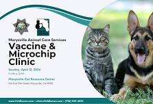Vaccine & Microchip Clinic – Marysville